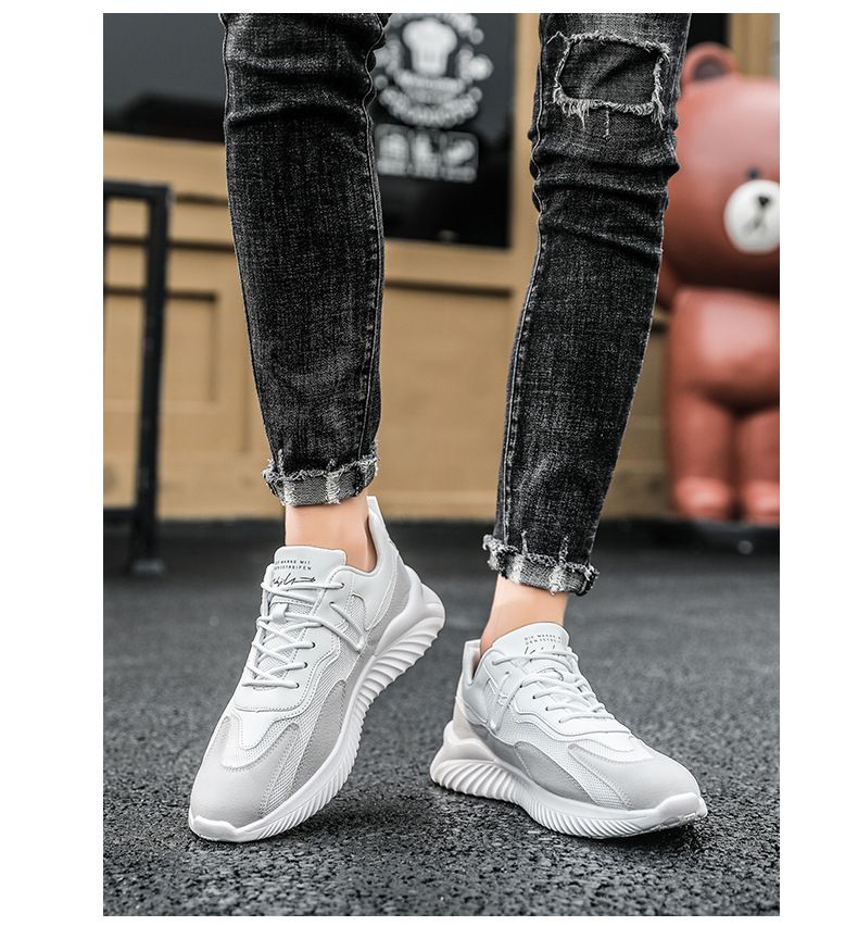 Sommer Dünne Weiße Turnschuhe Dad männer Mesh Laufsportschuhe_voghion.com