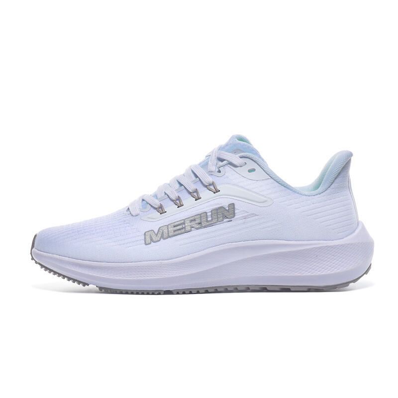 Men's Mengpao 39th Generation Trendy Color-Block Breathable Running Shoes White Blue Fluorescent Green Patchwork_voghion.com