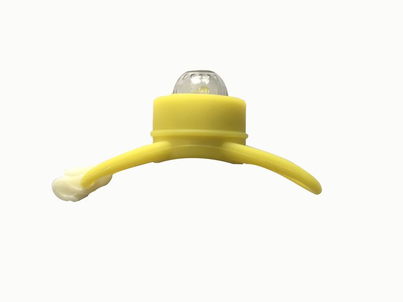 Luce LED per bicicletta in silicone, piccola luce a forma di rana, luce ad anello, luce di avvertimento, accessori per biciclette, attrezzatura per ciclismo_voghion.com
