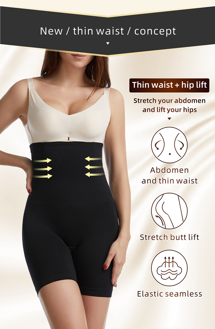 calças para mulheres após o parto, aperto da cintura, redução da barriga, calças de contenção para redução da barriga, modelagem corporal, boxer, levantamento de bumbum, roupa íntima com espartilho_voghion.com
