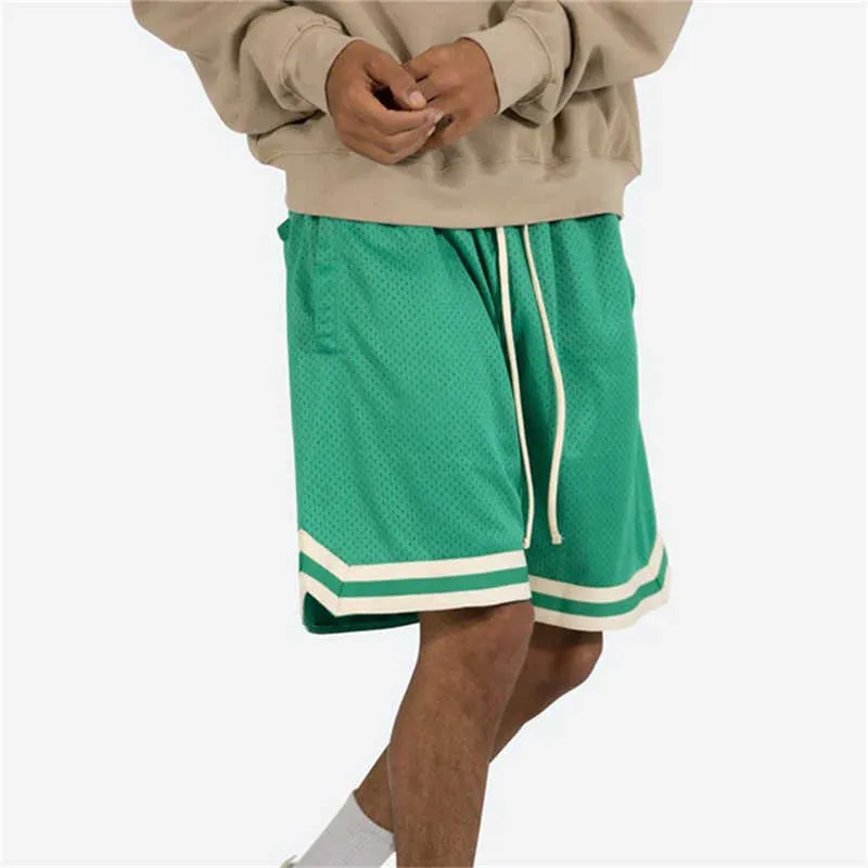 Männer 2022 Neue Shorts Fiess Hip Hop Mesh Sport Shorts Männer Sommer Lose Große Größe Laufen Bodybuilding Training_voghion.com