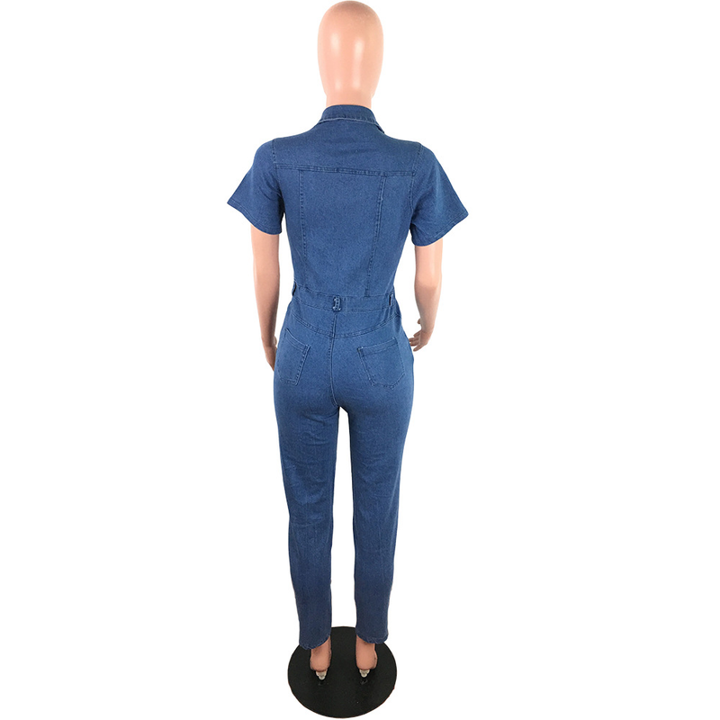 Modischer, schlanker, lässiger Strampler für Damen_voghion.com