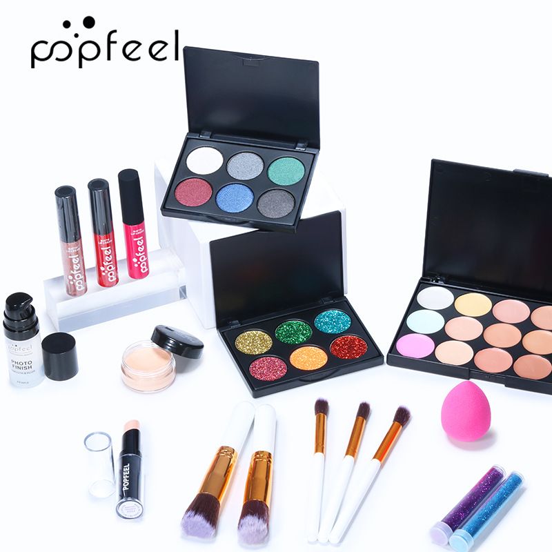 Make-up-Sets POPFEEL Internet Celebrity Kosmetik-Set Make-up Komplettset Kombination Studentinnen Kosmetik_voghion.com