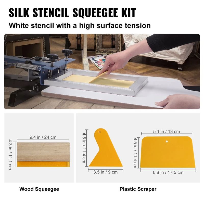 Frames Screen Silk Tapes Pieces 2 Count Mesh And 2 Screen Sque 10x14in Kit Printing 8x10 Printing Aluminum Screen 110 Printing_voghion.com