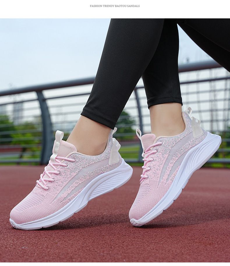 chaussures pour femmes chaussures de sport pour femmes respirantes tendance chaussures simples chaudes coeur loisirs printemps nouveau style perméable à la lumière_voghion.com