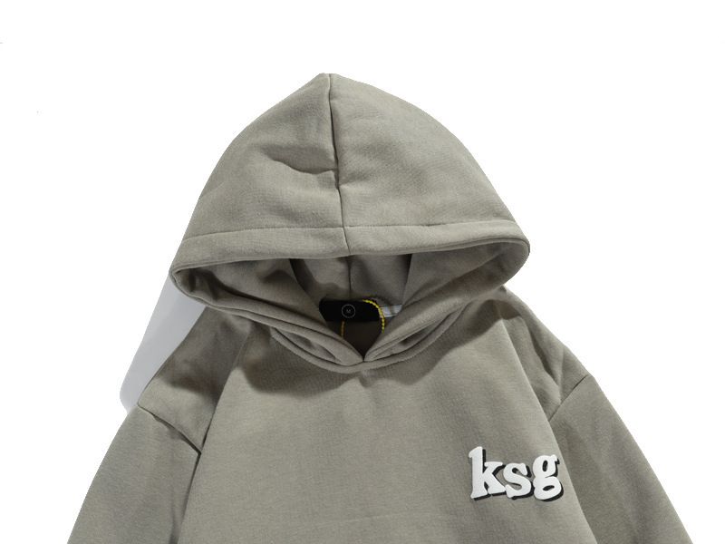 High Street Hip Hop Kanye Same Style Foam Gray Green Plus Velvet Sweater Same Style Jacket_voghion.com