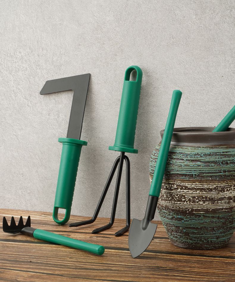 Garden Planting Household Potted Flower Pruning Gardening Tools Garden Flower And Vegetable Four Tooth Rake Shovel Tool Set_voghion.com