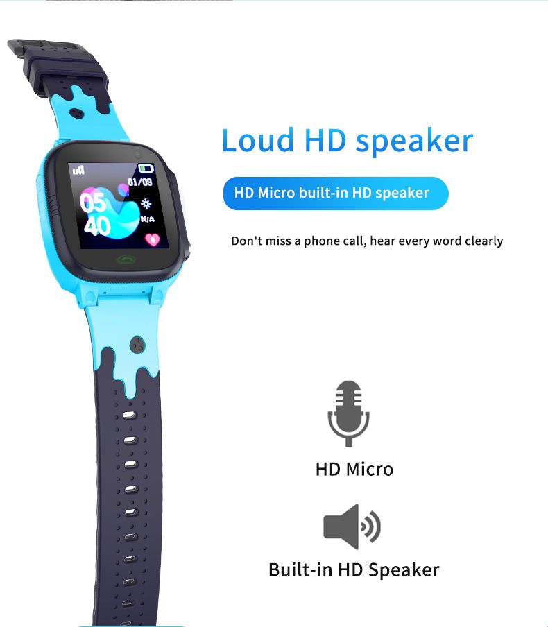 Q15 2g SIM Card, Anti Loss SOS Call, GSM LBS Location, Children's Smartwatch_voghion.com