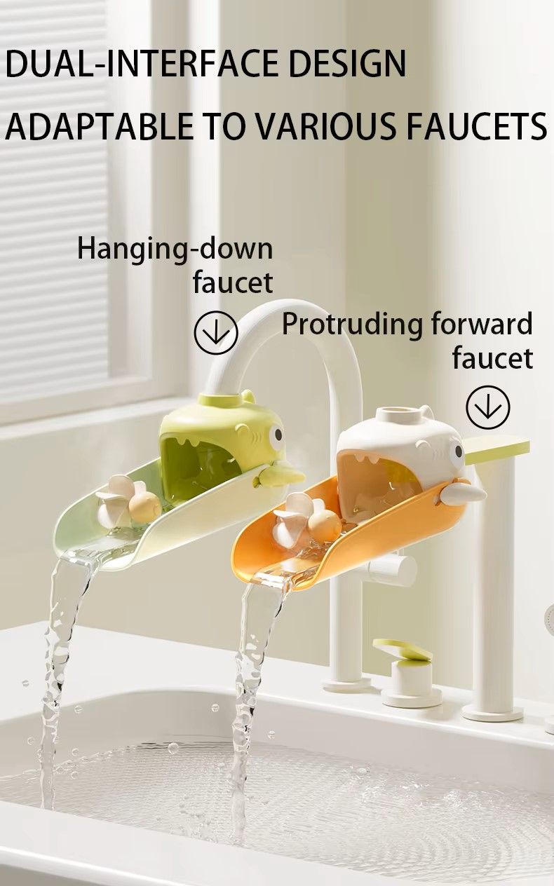 Cartoon Thermochromic Faucet Extender For Bathroom And Kitchen_voghion.com
