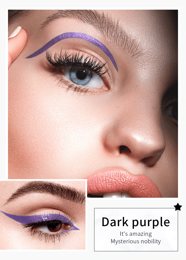 PUDAIER® Crème Gel Eyeliner - Color #02 Taro Purple_voghion.com