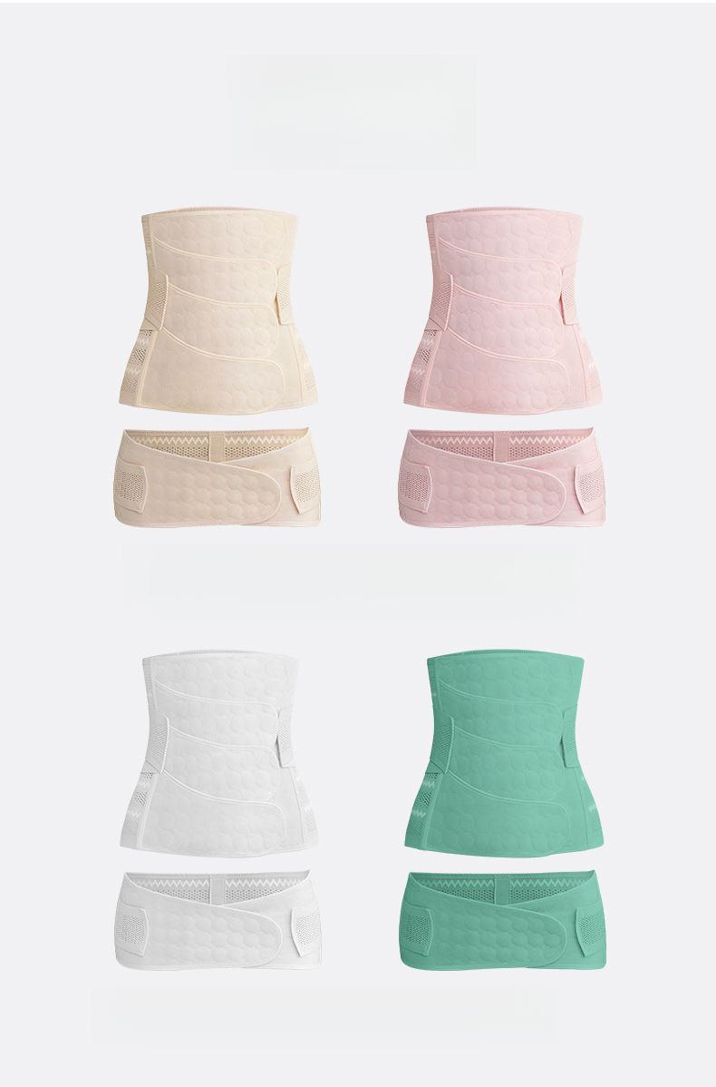 Dailixiang Trainer Donna, Fascia Addominale Post-Parto 4 Pezzi, Set Traspirante per Parto Naturale e Taglio Cesareo, Modellamento della Vita e_voghion.com