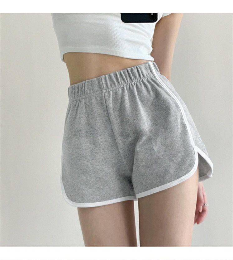 RenMou Korean Version Running Shorts, Women's Loose Outer Casual Home Sleeping Dancing Yoga Hot Pants, Summer Ins Trend Exclusive Supply_voghion.com