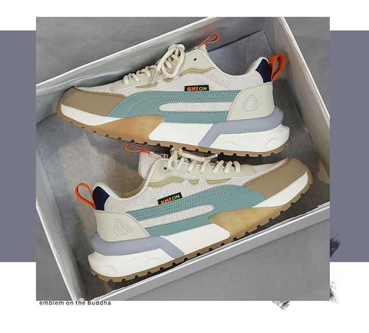 Scarpe sportive estive da uomo 2024 nuove in rete Forrest Gump per ragazzi, casual, da corsa, nere, da papà, Putian, alla moda_voghion.com