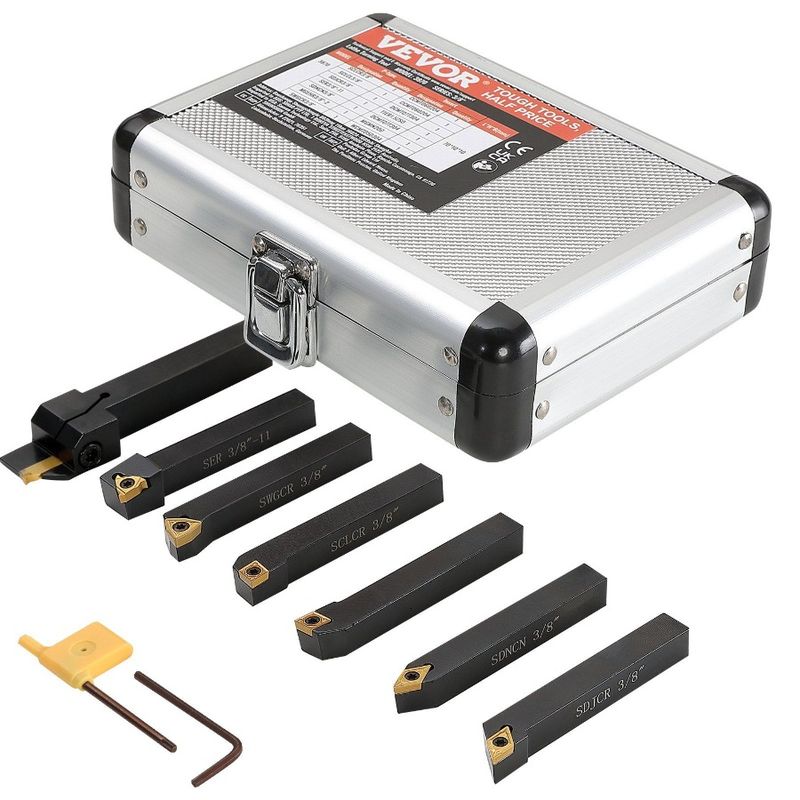 8 Con inserti in stagno Utensili indicizzabili Portautensili CNC per impieghi gravosi Pezzi per tornio in metallo Tornio 3 Utensili 7 Tornitura in metallo duro Al Taglio Rivestito_voghion.com