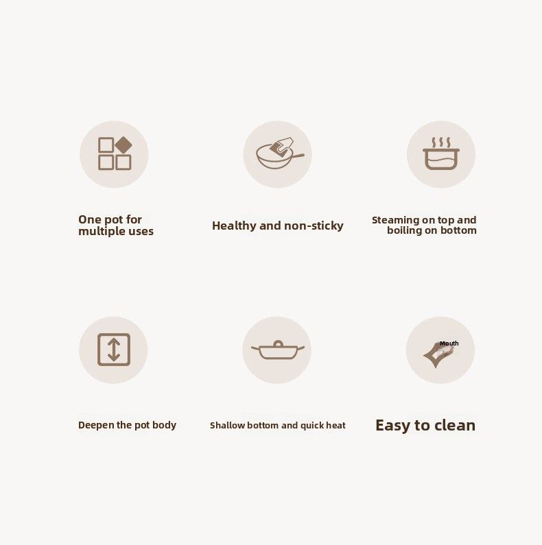 Three-Piece Seafood Stew Premium Enamel Set Soup Pot_voghion.com