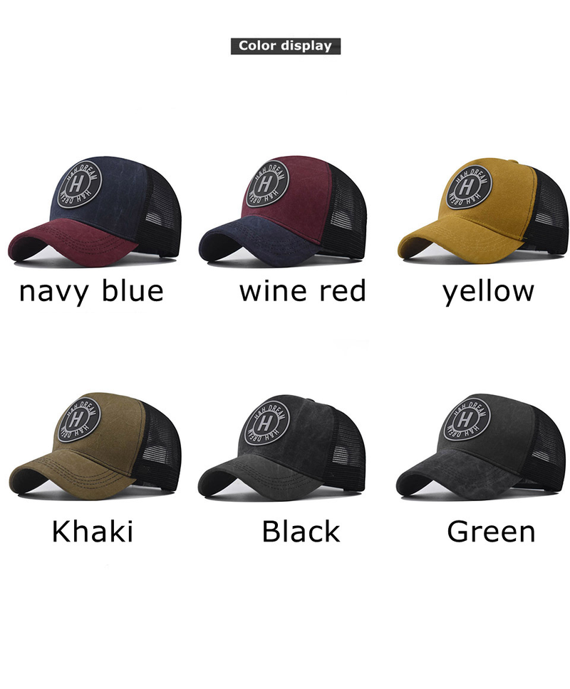 Gewäsch an alen Baseball Cap atmbar an justierbar Outdoor Baseball Cap fir Männer a Fraen_voghion.com