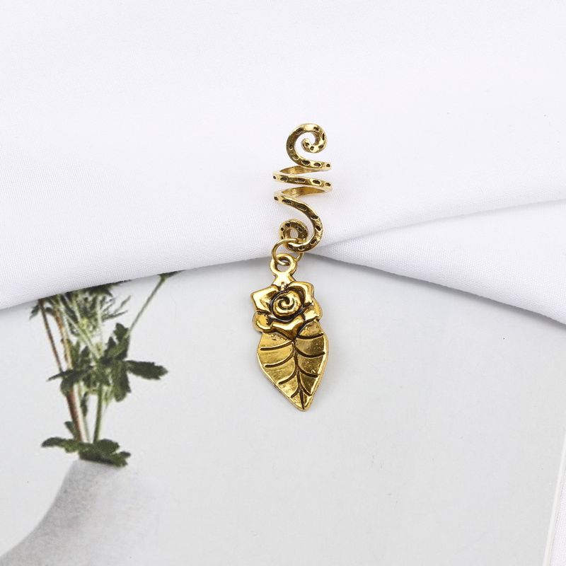Fermagli per capelli con dreadlock, ornamenti per capelli in lega hip-hop, anelli per capelli a spirale a tema, accessori per capelli alla moda e cool per trecce da ragazza_voghion.com