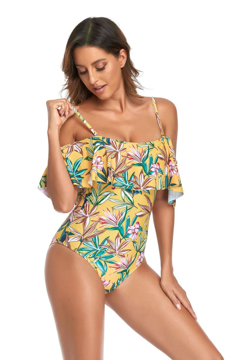 Maillots de bain une pièce conservateurs pour femmes, grande taille, multicolores, sexy_voghion.com