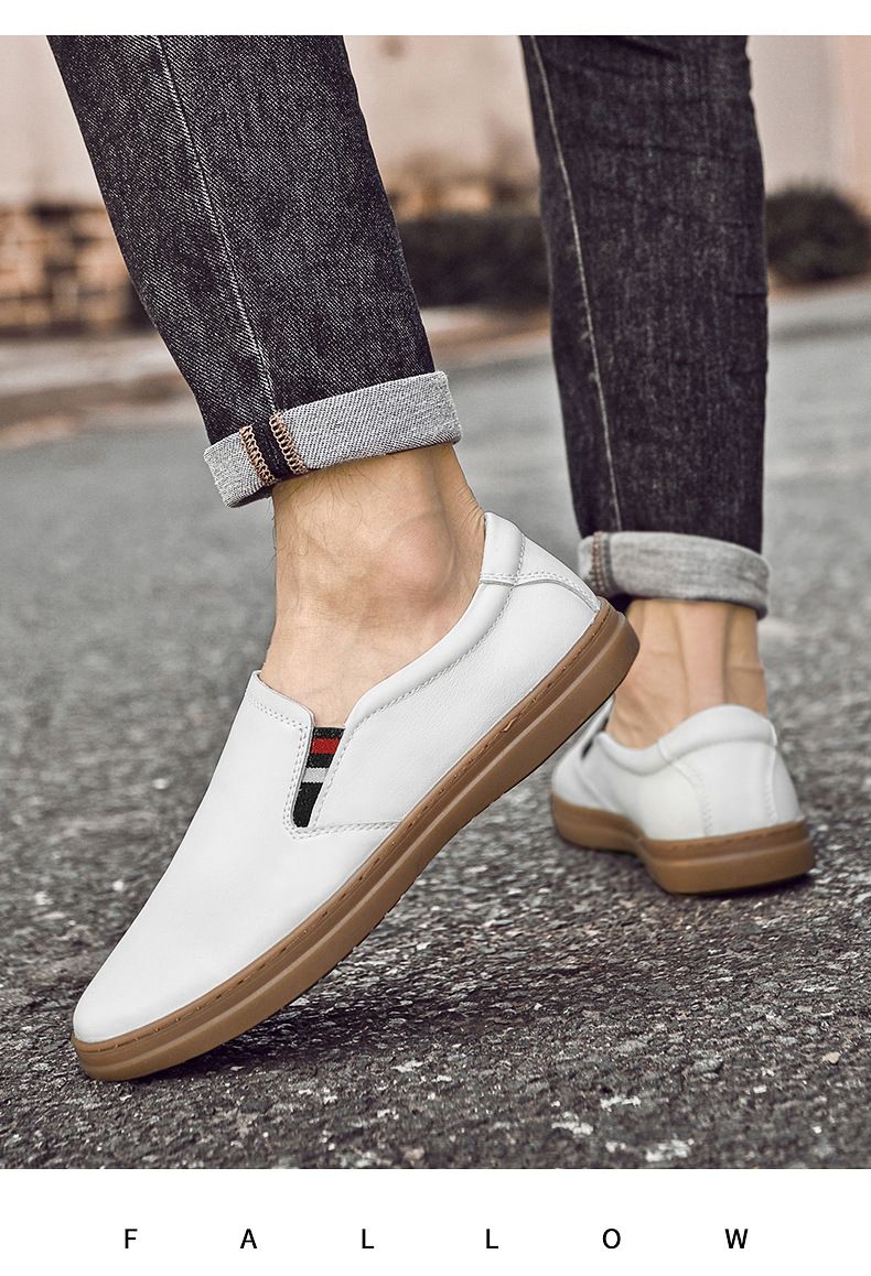 British Board Shoes Are Simple And Comfortable, Trendy With Small Leather Shoes, Work Shoes_voghion.com