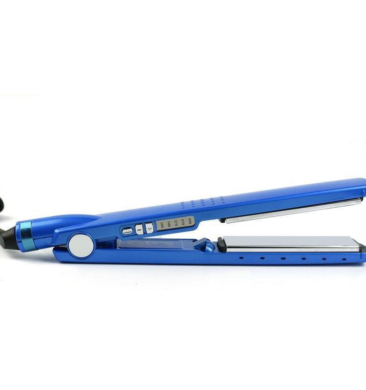 Set 3 in 1 per lo styling dei capelli in titanio: piastra, ferro arricciacapelli e bacchetta a spirale con pettine districante (risultati da salone professionale)_voghion.com