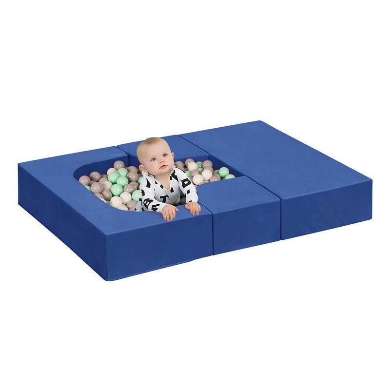 4PCS Modular Kids Play Couch Filled With 100% 28D Sponge,Toddler Nugget Convertible Couch_voghion.com