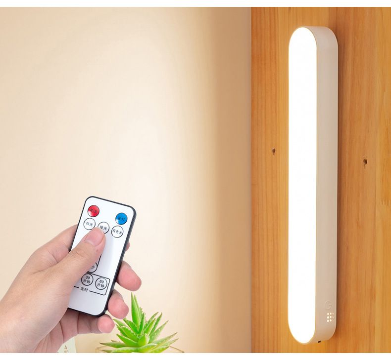 Lampada da scrivania a LED con telecomando - Luce da studio ricaricabile e regolabile, 3 modalità colore, dimmerabile per camera da letto/ufficio/dormitorio, alimentata a spina o a batteria_voghion.com
