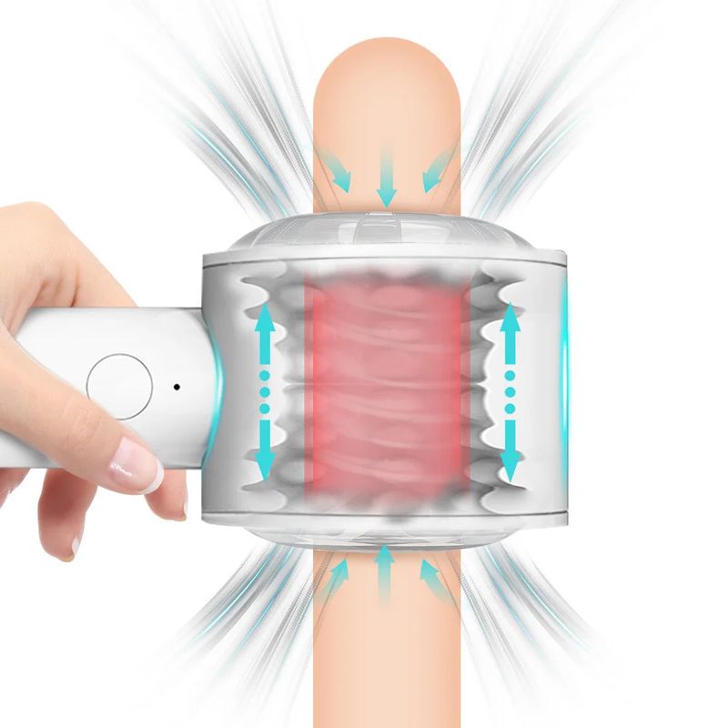 Masturbatore automatico per uomo, con tazza, vibratore, per adulti, stimolatore della figa, giocattoli sessuali per l'intimità maschile_voghion.com