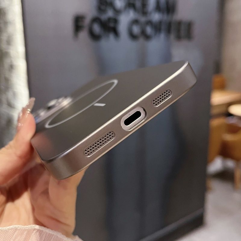 New Matte Wireless Charging Magnetic For Case For IPhone 16 15 14 13 12 11 Pro Max X XR XS Max Shockproof PC Cover_voghion.com