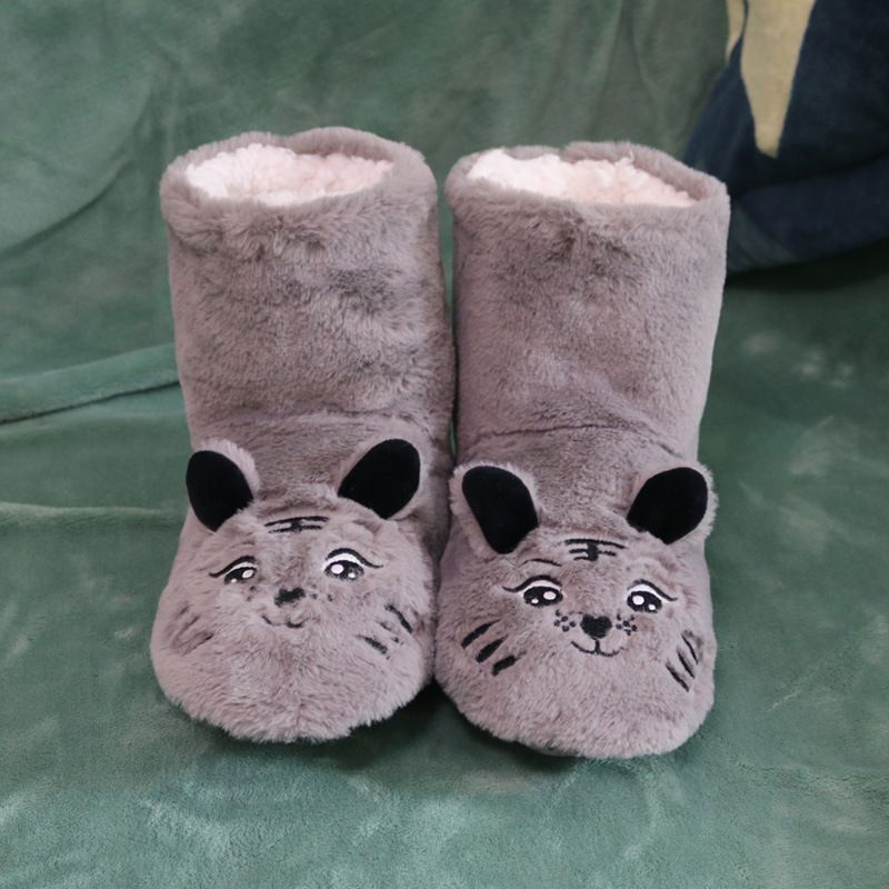 Unschlagbare Qualität russische Schuhe, rutschfeste Hausschuhe mit weicher Sohle, Socken, Herbst/Winter mit zusätzlichem Samt und Verdickung_voghion.com