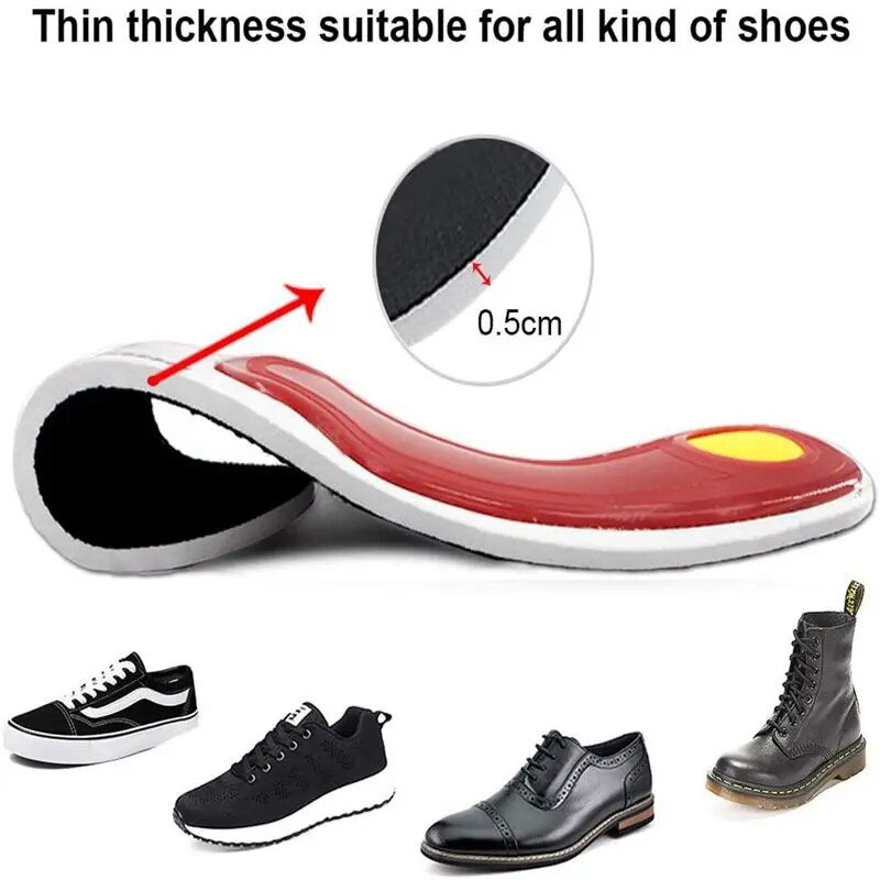 Orthopedic Insoles for Flat Foot Orthotics Gel shoes sole Insert Arch Support Pad For Plantar fasciitis Feet Care man_voghion.com