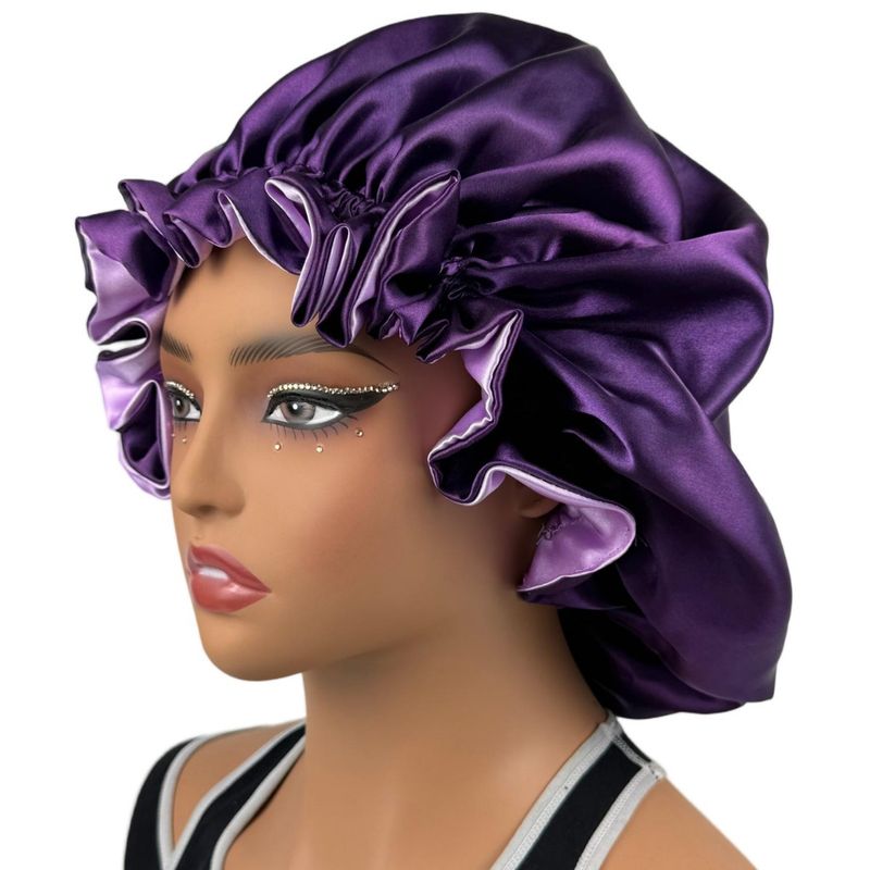 Cross-Border elastische hot-selling dubbelzijdige satijnen bad Europese en Amerikaanse nieuwe gladde kleur-matchende Slee_voghion.com