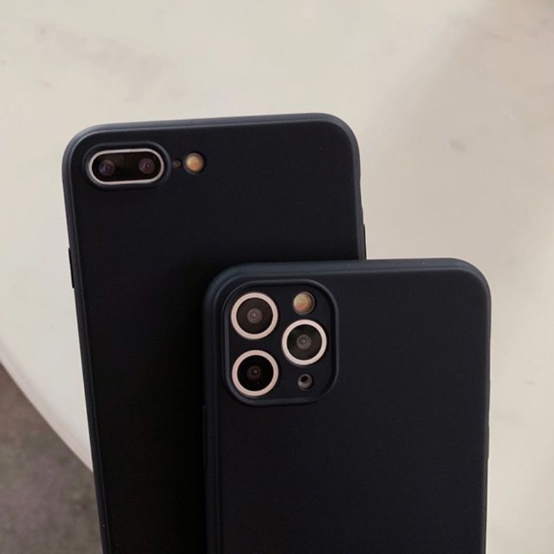 Minimalistischer Farbblock 14 Max Telefon IPhone 12 Pro Matte Soft Case X/11 Stoßfest 13_voghion.com