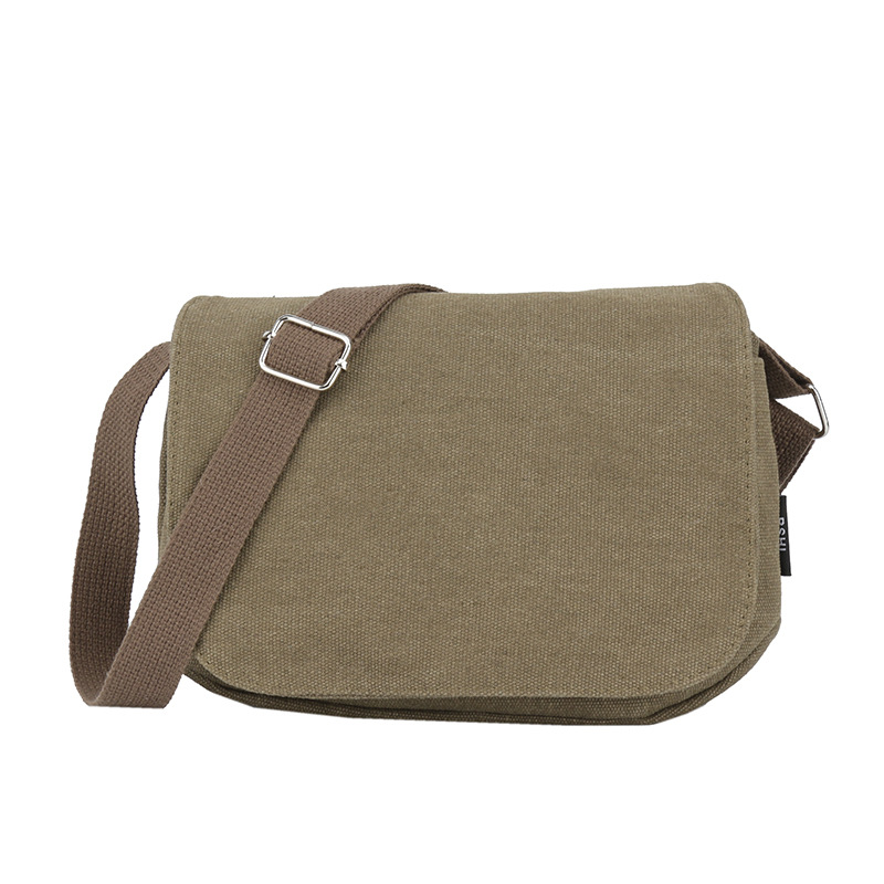 Workwear Style Fashion Single Shoulder Small Für Frauen Washed Canvas Rucksack Einfache Casual Phone Bag_voghion.com