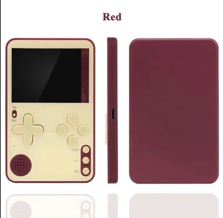 Console de jeux vidéo rétro portable 500 Classic Games, vendeur britannique, rouge_voghion.com