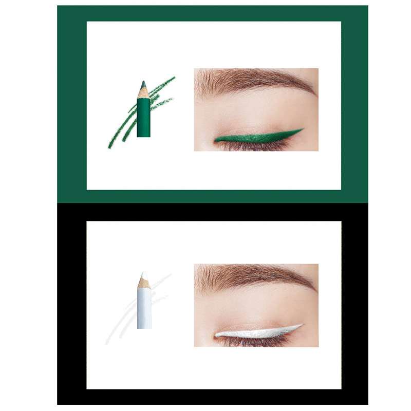 GLAZZI Lipliner Eyeliner Doppelkopf wasserfester Augenbrauenstift mit Messerhobel Make-up-Stift_voghion.com