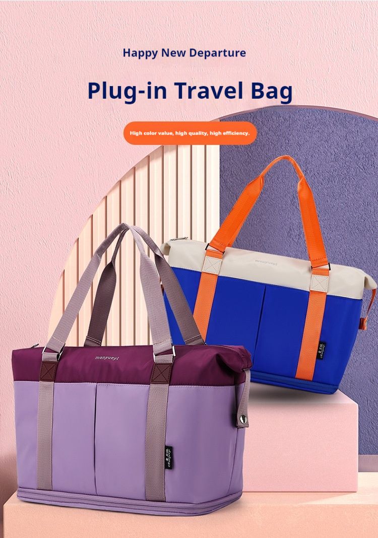 Travel bag, lightweight and ready for delivery bag, outdoor short distance hand-held bag, large capacity fitness bag, lightweight and simple yoga bag_voghion.com