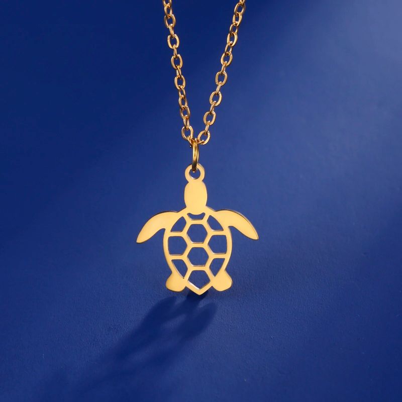 Skyrim Sköldpadda Halsband Sköldpadda Länkkedja Övernaturlig Amulett Gåva För Kvinna Man Mode Rostfritt Stål Hängsmycken_voghion.com