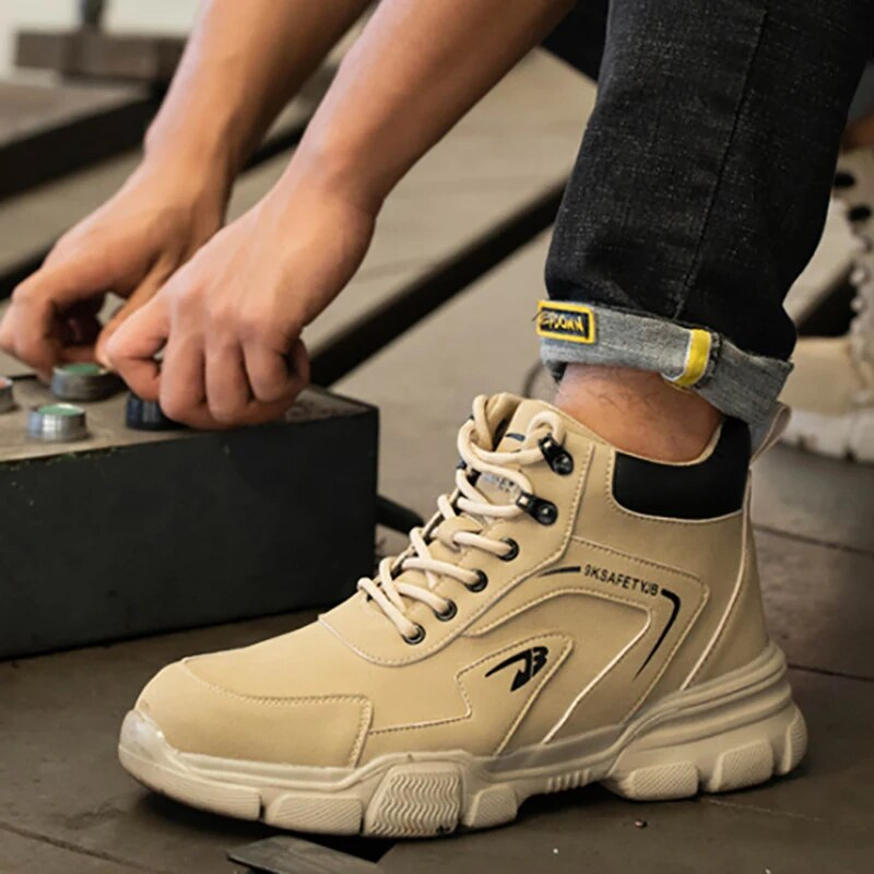 Veiligheidsschoenen voor heren, anti-smash, anti-steek, sneakers, stalen neus, werkschoenen voor heren, onverwoestbare schoenen_voghion.com