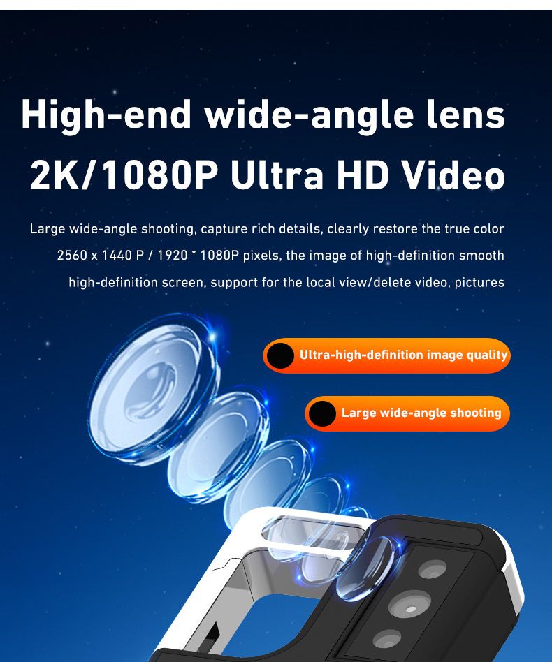New Outdoor Lighting, Sports Fishing Camera, Motorcycle Riding Recorder, 2K HD Helmet_voghion.com