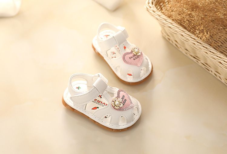 Mutter & Kinder Sommer liebe baby schuhe mädchen sandalen 0-2 jahre alt 1 weichen boden nicht-slip baby kleinkind schuhe mädchen prinzessin schuhe_voghion.com