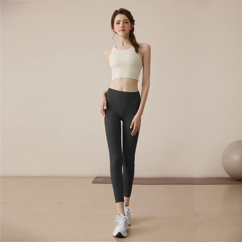 LazyZoom Damen-Sport-BH mit Polsterung, tragbare Trainingsweste, Fitness-Lauf-Set mit integriertem festem Cup, Yoga-Set für Frauen_voghion.com