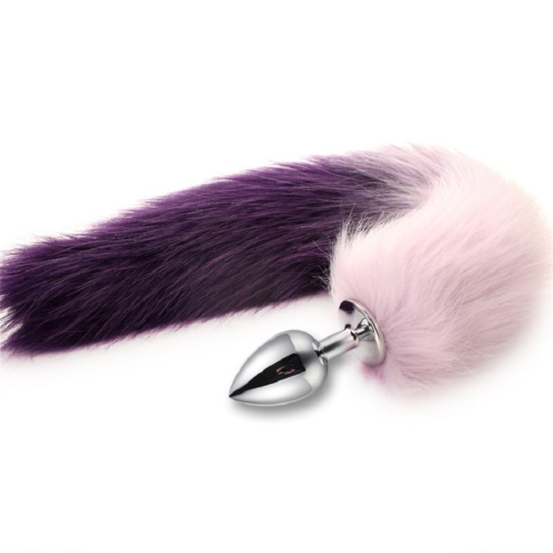 Analni čep Fox Tail Erotični dodatki Dildo Plišaste Jeklene Rit Kovinske Igre za Odrasle Sužnje Seks Igrače za Ženske Pare Sexo_voghion.com