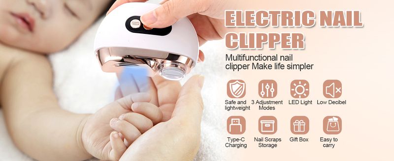 2-in-1-USB-Nageltrimmer – Polieren und Chip-Aufbewahrung mit LED_voghion.com