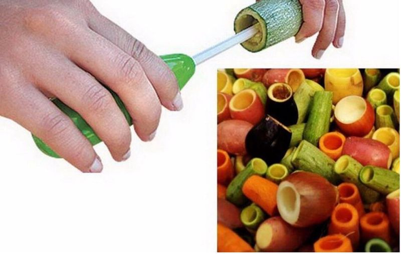 Gemüselochgräber Obstkerngräber Multifunktionales Gemüsekernmesser Küchenhelfer vor Ort_voghion.com