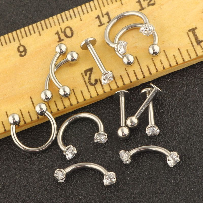 Ensemble de 12 pièces de bijoux de perforation, anneau de nez, ongle de nez, ongle de sourcil, ongle de lèvre, boucle d'oreille_voghion.com