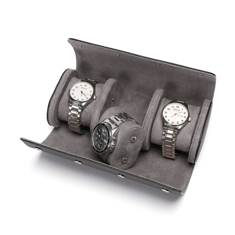 Pu Leather Watch Storage Box 1 2 3 Watch Multi-position High-end Travel Watch Box Bracelet Box Portable Watch Box_voghion.com