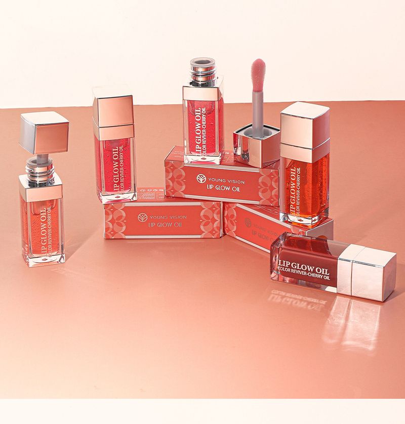 Plump Lip Glow oil Lip Care Oil Plumping Lip Gloss Non-sticky Formula læbeolie fugtgivende læbestift Hydraterende Polerede læberolie_voghion.com