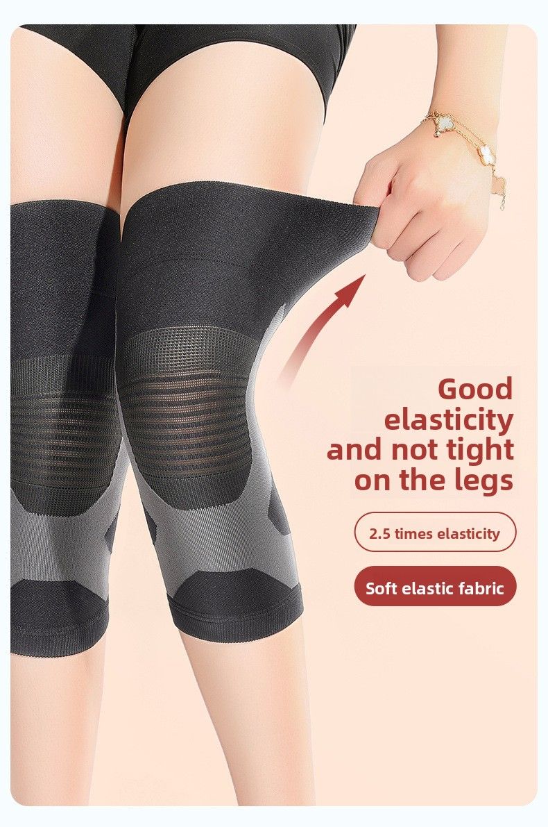 Graphene Warm Autumn Winter Air-conditioned Room Cold-proof Anti-slip Japanese Windproof Self-heating Knee Pads Old Cold_voghion.com