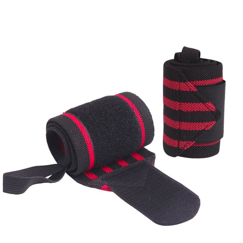 Fitness wristband men's wrapped elastic bandage strength training sprained wrist protector weightlifting bench press sports wristband_voghion.com