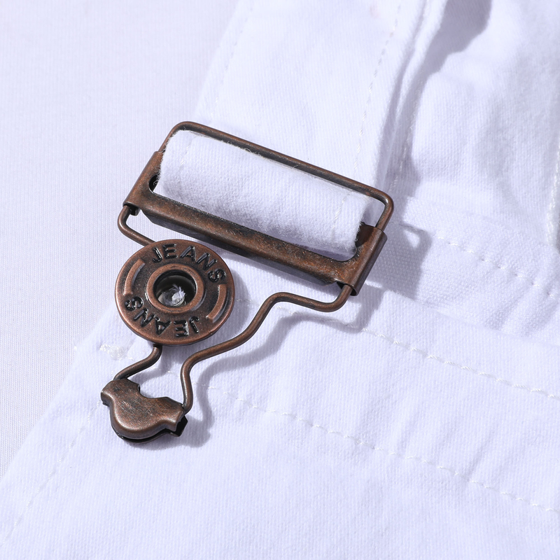 New denim overalls slim fit men's trousers overalls_voghion.com